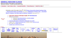 Desktop Screenshot of medicineclinic.org